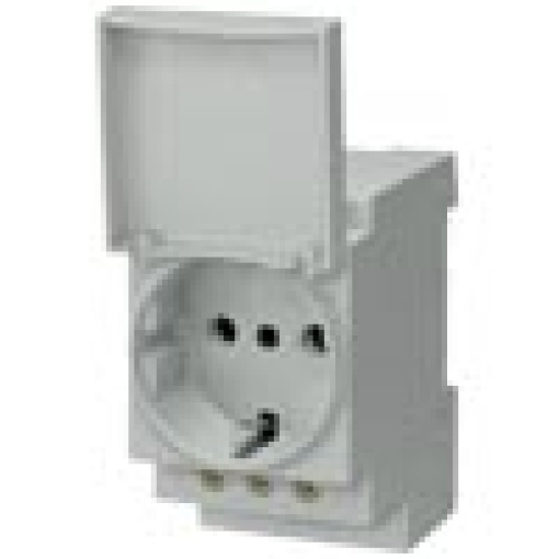 Socket outlet 16 A with cover without approval according to DIN VDE 0620 and