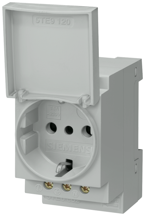 Socket outlet 16 A with cover without approval according to DIN VDE 0620 and