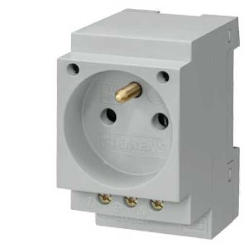 Socket outlet 16A with ground pin acc to CEE 7 for installation in distribut