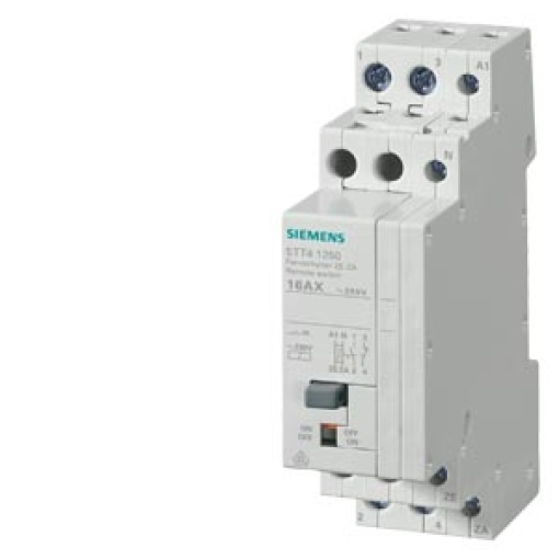 Remote control switch with 1 NO contact and 1 NC with central onoff functio
