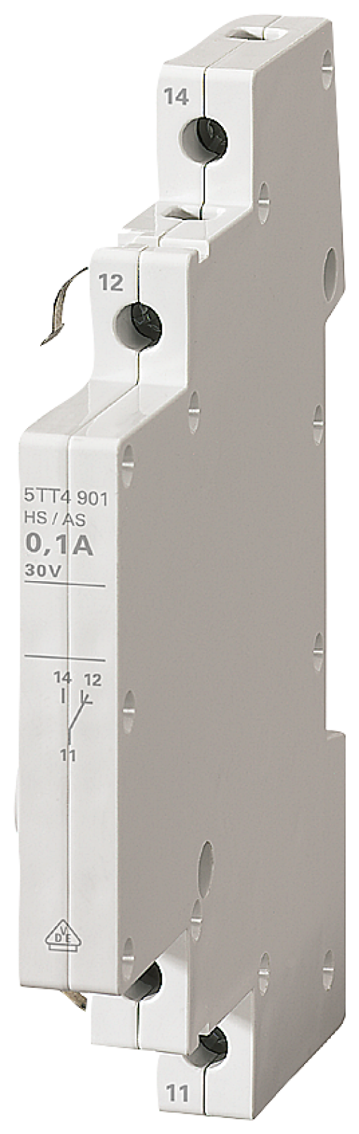 Auxiliary switch 1NO1NC contact for 30 V ACDC for 5TT41 or 5TT42