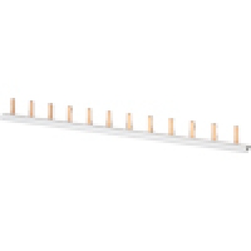 Pin busbar, finger-safe, 10 mm2 1-phase, 1016 mm long, can be cut
