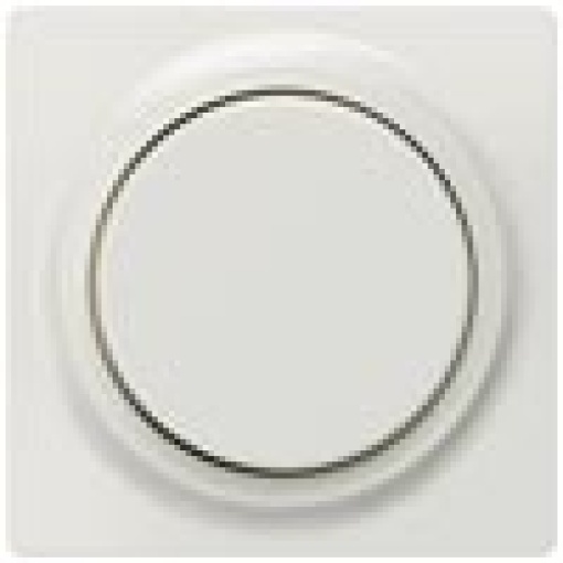 DELTA isystem cover plate for dimmer with rotary knob titanium white
