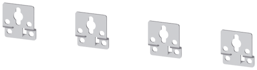 ALPHA 125 Universal Wall mounting bracket 1 set  4 units