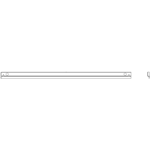 ALPHA 630 Universal C rail L1500 mm 1 set  2 units