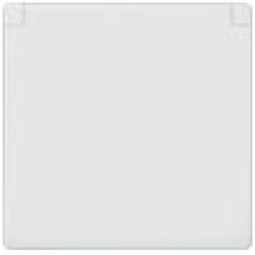 DELTA isystem socket cover with hinged lid without insert electric white