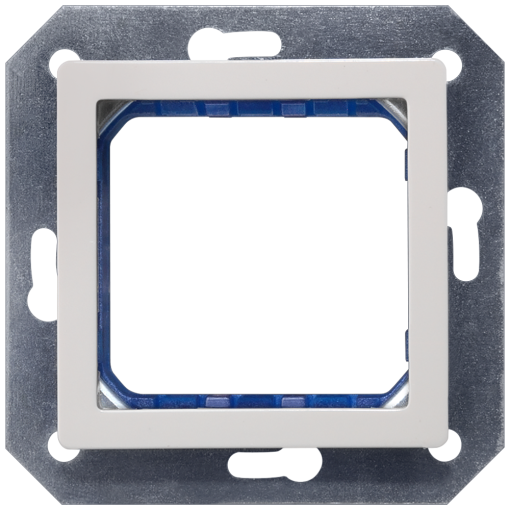 DELTA isystem module carrier double incl intermediate frame titanium white