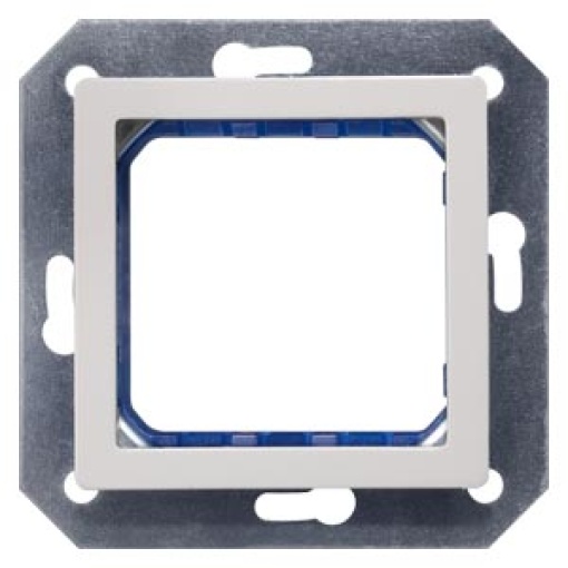 DELTA isystem module carrier double incl intermediate frame titanium white