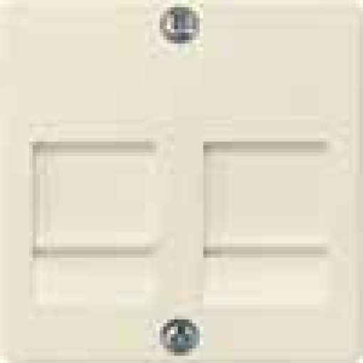 DELTA isystem cover plate for modular jack support plate with labeling field