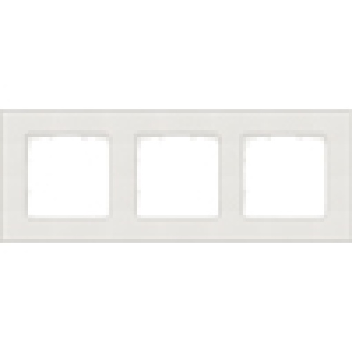 DELTA miro plastic titanium white frame triple