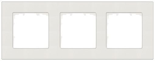 DELTA miro plastic titanium white frame triple