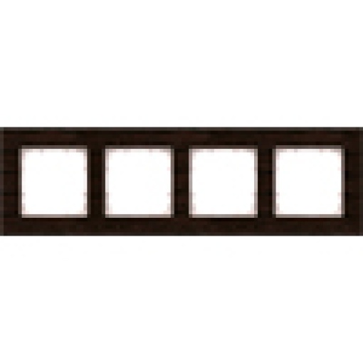 DELTA miro wood wenge frame triple colored with wood stain