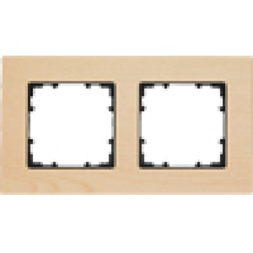 DELTA miro wood maple frame double colored with wood stain