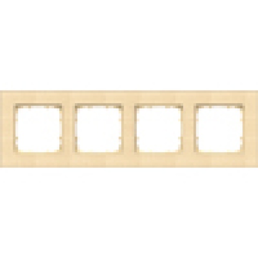 DELTA miro wood maple frame quadruple colored with wood stain