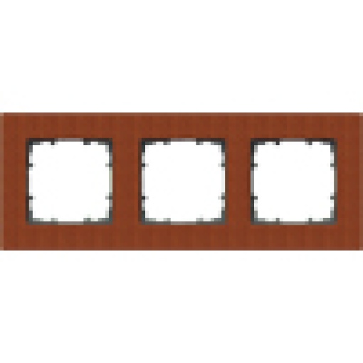 DELTA miro wood maple red frame triple colored with wood stain