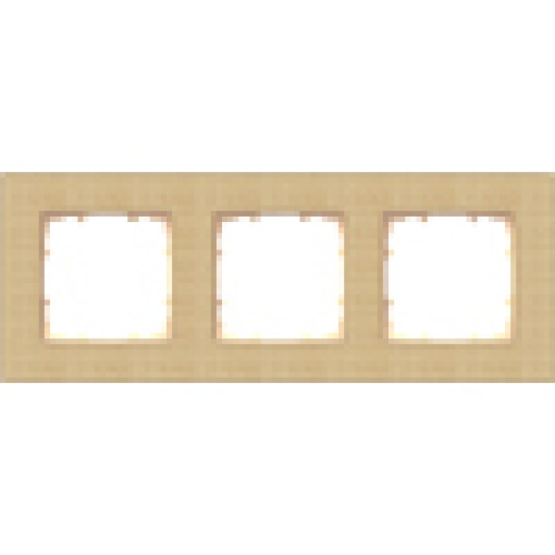DELTA miro wood beech frame triple colored with wood stain