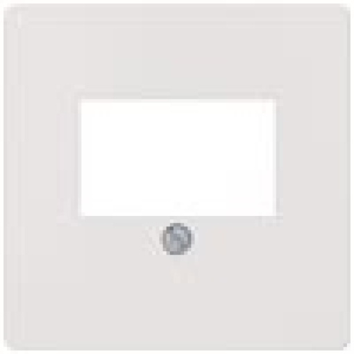 DELTA isystem cover plate for TAEloudspeaker connection socket titanium white