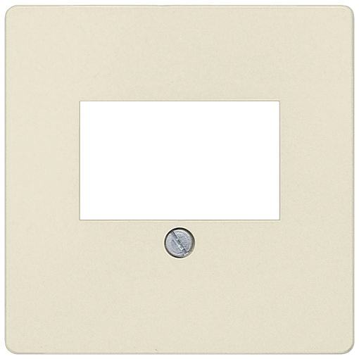 DELTA isystem cover plate for TAEloudspeaker connection socket electric white