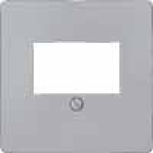 DELTA isystem cover plate for TAEloudspeaker connection socket aluminum me
