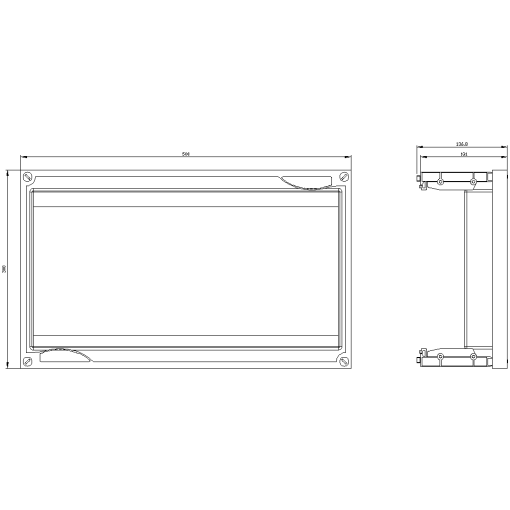 ALPHA 400630 DIN assembly kit for SR60 busbar Nsystem 60 mm 3pole