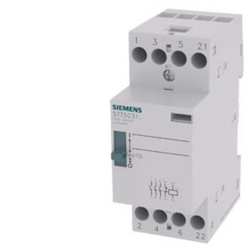 Insta contactor 01Automatic with 3 NO contacts and 1 NC contact for 230 V AC