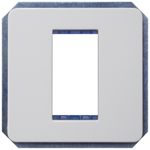 DELTA profil module carrier single incl intermediate frame silver