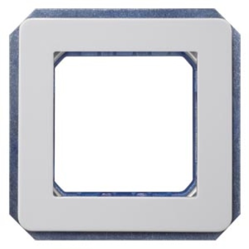 DELTA profil module carrier double incl intermediate frame silver