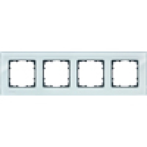 DELTA miro glass crystal green frame quadruple without Siemens logo