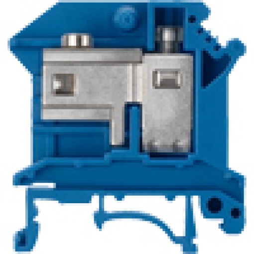 N conductor isolating terminal with screw terminal crosssection 10 mm2 wid