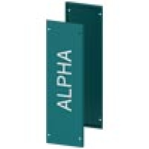 ALPHA 630 Universal Side panel closed IP43 bluegreen Basic H600 D250 