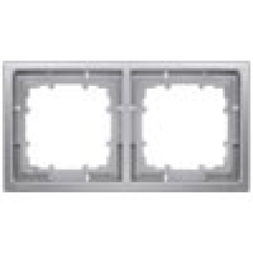 DELTA style platinum metallic frame double