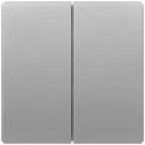 DELTA style rocker double neutral for twocircuit switch platinum metallic