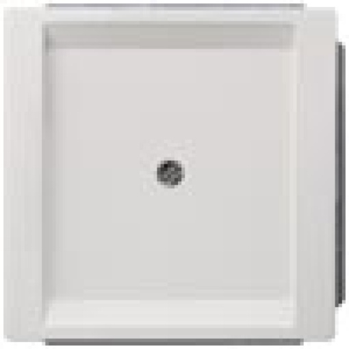 DELTA style blanking cover plate platinum metallic