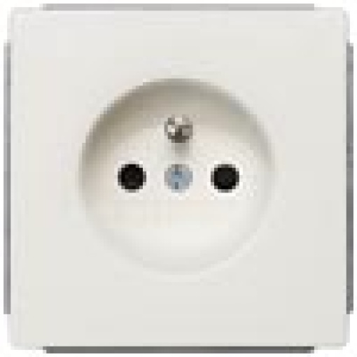 DELTA style socket outlet with center grounding pin with incr touch protecti