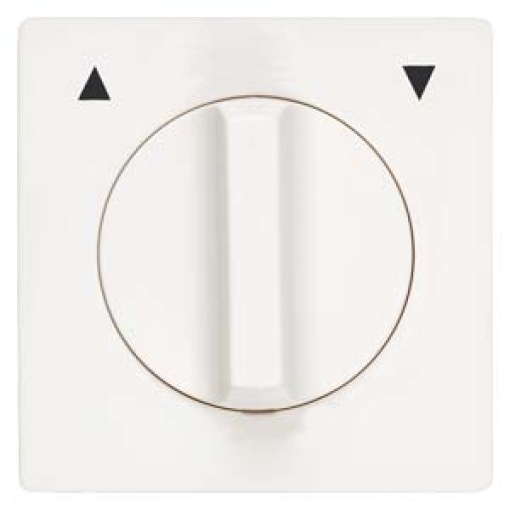 DELTA style cover plate for shutterblind knoboperated switch with UpDown s