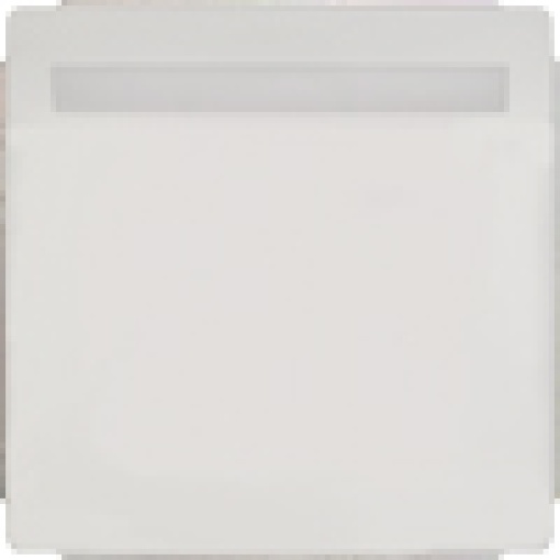 DELTA style hotel card switch illuminated titanium white