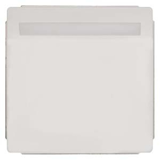 DELTA style hotel card switch illuminated titanium white