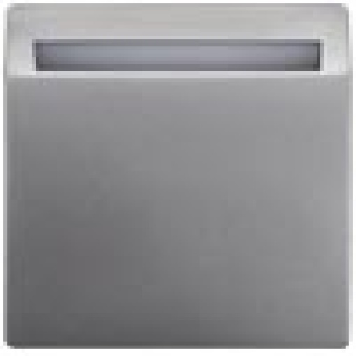 DELTA style hotel card switch illuminated platinum metallic