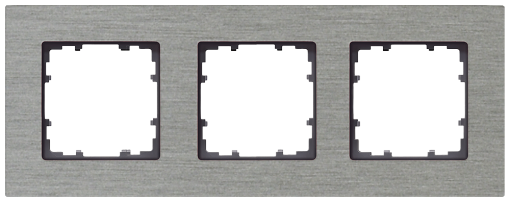 DELTA miro aluminum natural frame triple
