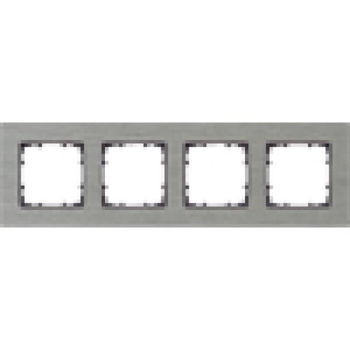DELTA miro aluminum natural frame quadruple