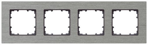 DELTA miro aluminum natural frame quadruple