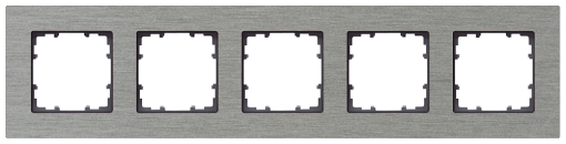 DELTA miro aluminum natural frame quintuple