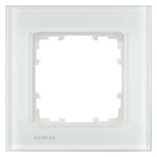 DELTA miro glass white frame single