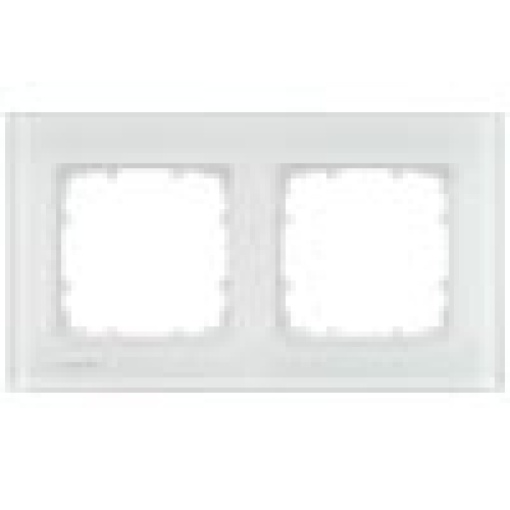 DELTA miro glass white frame double