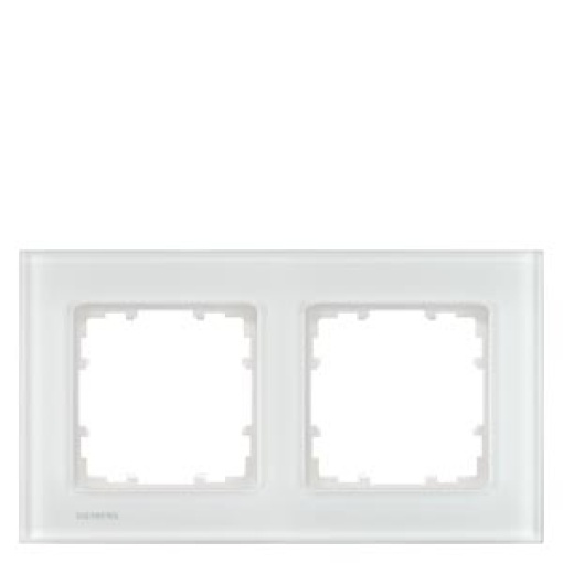 DELTA miro glass white frame double