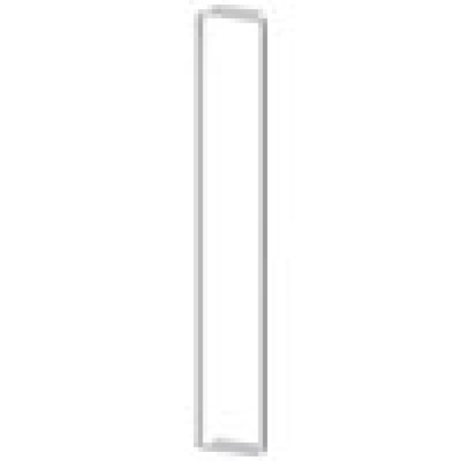 Cover frame for recessed stay installation H1800 W250 mm sheet steel