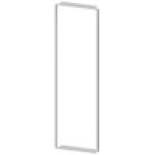 Cover frame for recessed stay installation H1800 W500 mm sheet steel