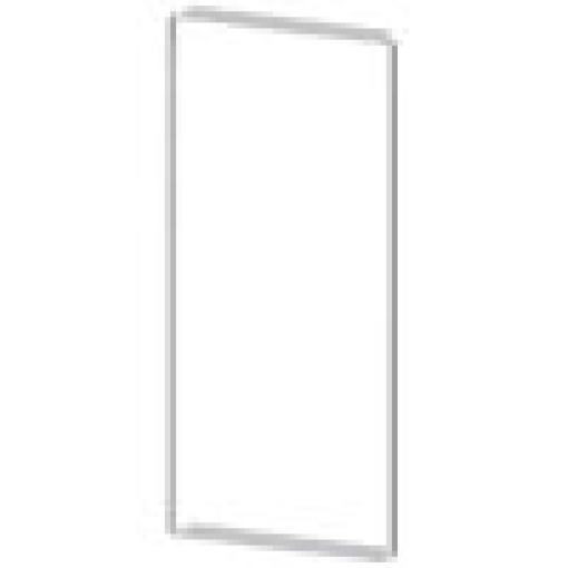 Cover frame for recessed stay installation H1800 W750 mm sheet steel