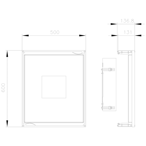 ALPHA 400630 assembly kit 1x 3VL630 4pole for molded case circuit breaker