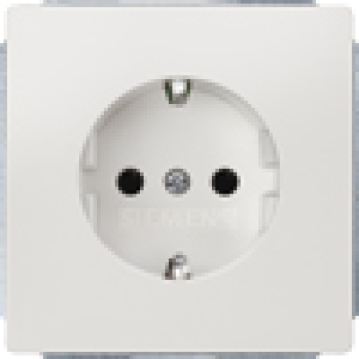 DELTA style SCHUKO socket outlets with increased touch protection titanium w